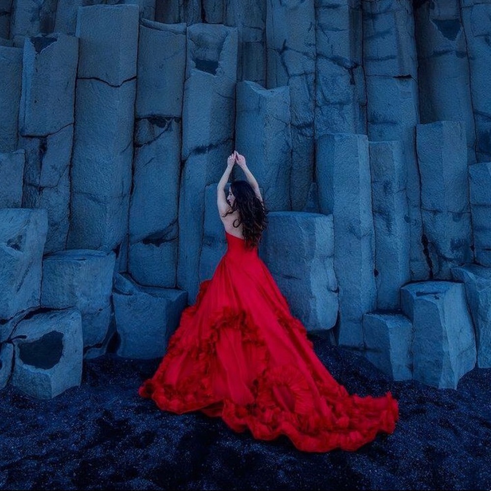 Red Sherri Hill dress